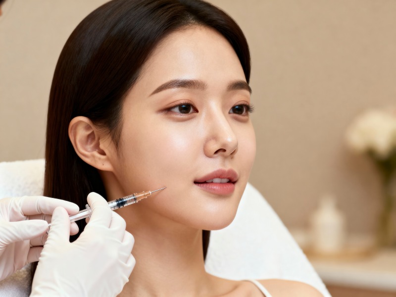 시술하는 여성